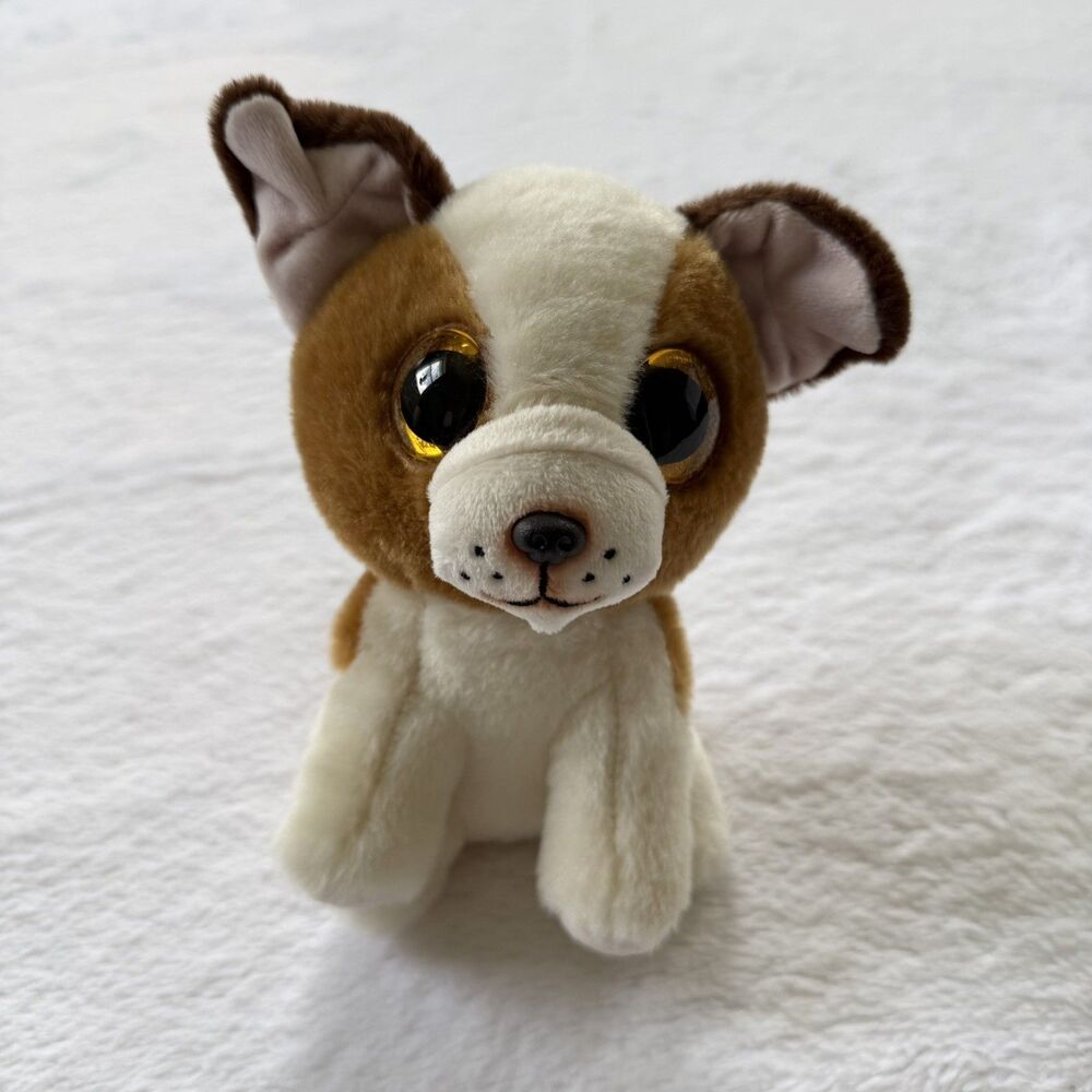 Ty Beanie Boos HUGO the Dog Puppy 6" Plush Stuffed Animal Toy